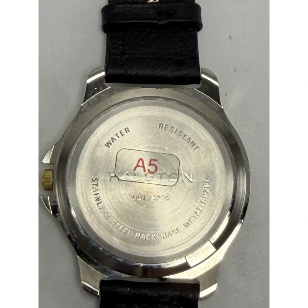 Halston 001-6P29 New Battery Mens Watch 41MM 8